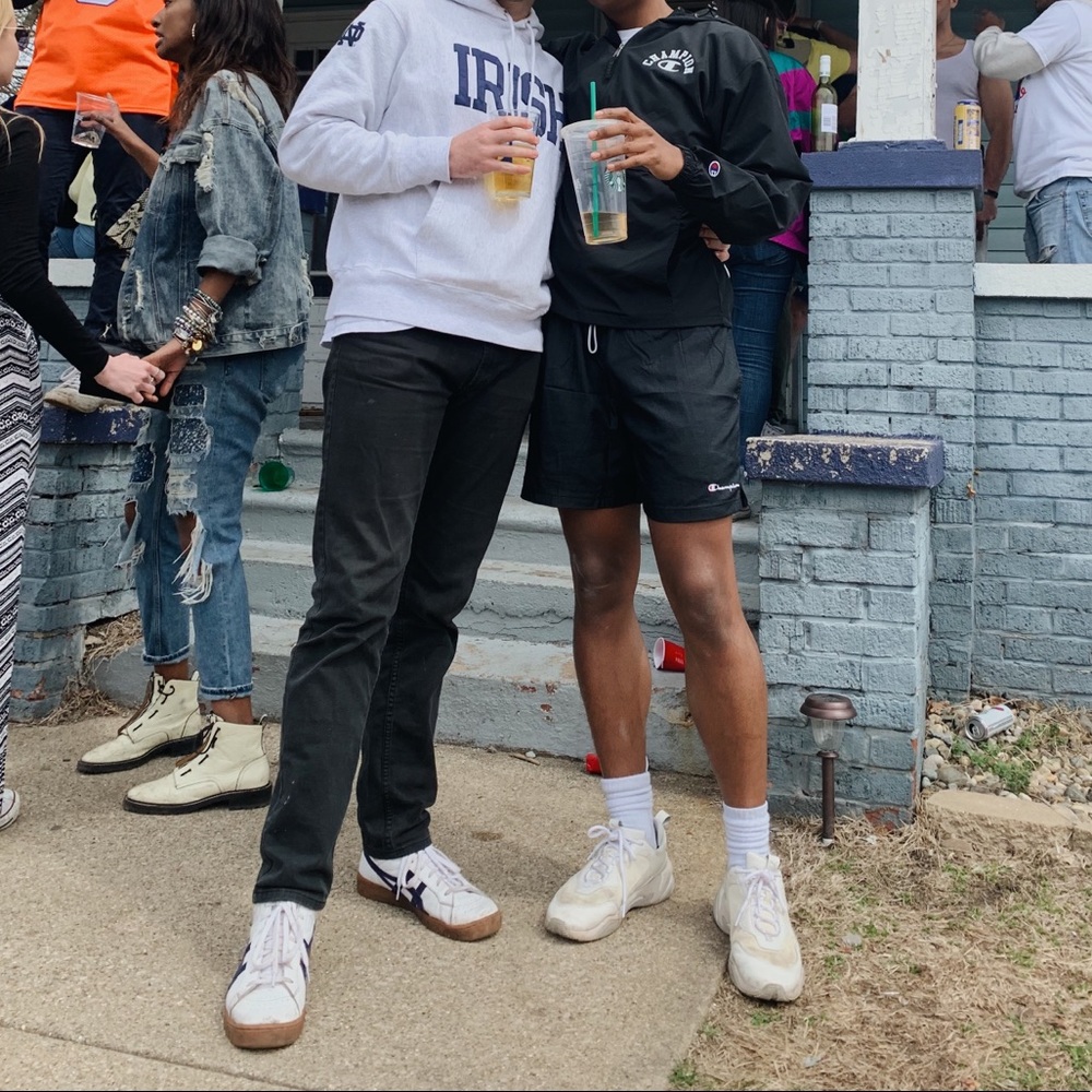 Champion Windbreaker/Athletic Shorts Set